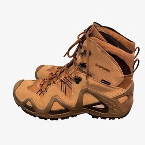 Lowa Zephyr GTX Mid Gore-Tex Tactical Hiking Boots Mens 10.5 Tan Waterproof